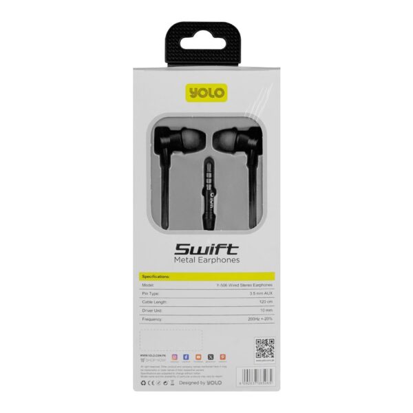 Yolo Swift Metal Earphones Y-506