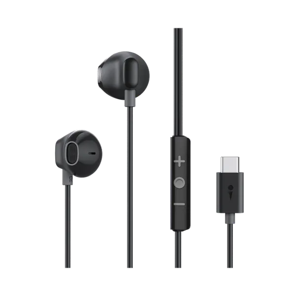 Second image of Oraimo Halo Airy Type-C Half In-ear Wired Headphones