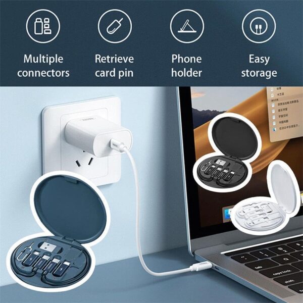 Second image of Data Cable Set 60w Fast Charging 5 in 1