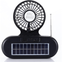 Generic Solar fan Bluetooth speaker F3
