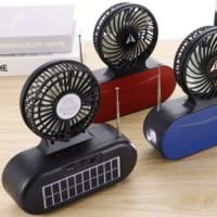 Generic Solar fan Bluetooth speaker F4