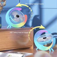 Portable Mini G Light Rechargeable Desk Fan F3