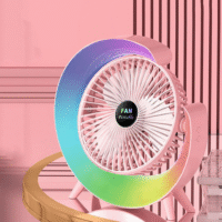 Portable Mini G Light Rechargeable Desk Fan F5