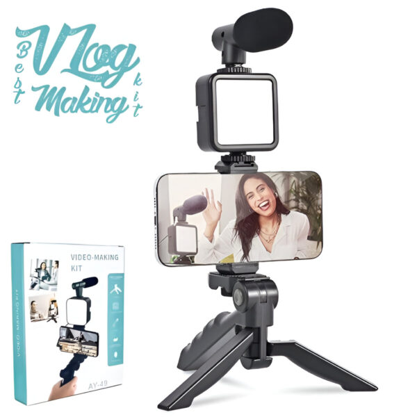 AY-49 Video Making Kit Vlogging Tripod