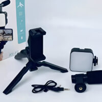 ay-49-vlogger-video-making-kits-vlog-microphone-led-fill-light-mini-tripod-mobile-holder-2 - 7 (1)