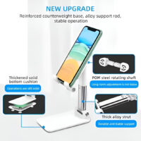 foldable-adjustable-mobile-phone-and-tablet-stand-flexible-desktop-mount-lazy-bracket-support-for-all-devices-random-color-2 - 7