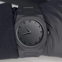 Black Quartz Aura Arabic Watch 1