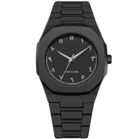 Black Quartz Aura Arabic Watch 4